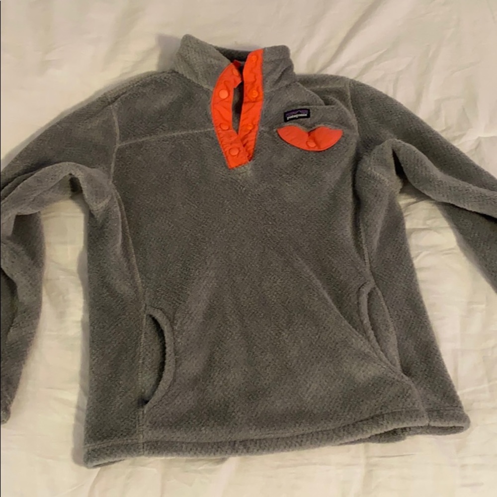 Kids Patagonia Girls Snap-T Fleece Pullover